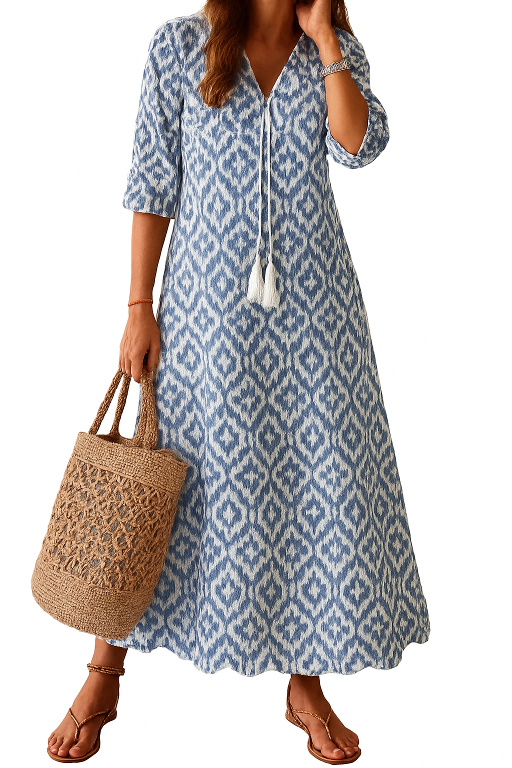 Luna – Comfortable Boho Coverage Dress for Women - Image 1