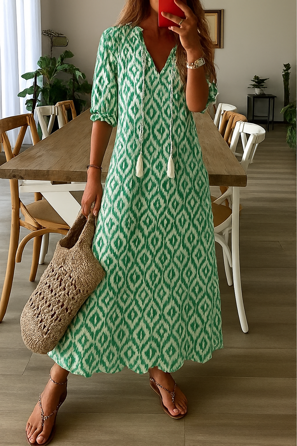 Luna – Comfortable Boho Coverage Dress for Women - Image 2