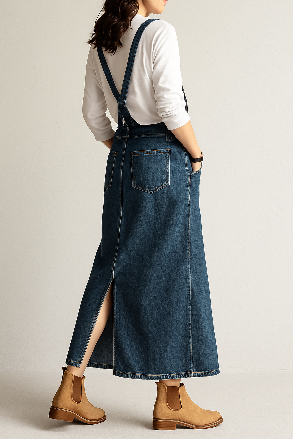Sven – Casual Denim Overall Dress for Women - Image 4