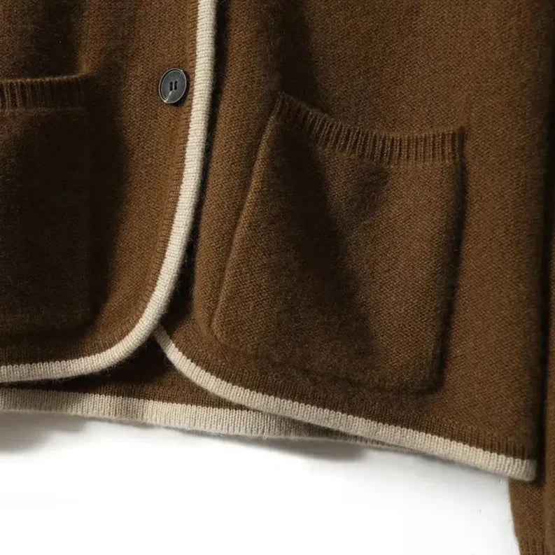 Cardigan damski z guzikami i kieszeniami | N&W - 8 - Nowa-aura