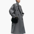 Trenchcoat damski z luźnym krojem i eleganckimi detalami | N&W - 3 - Nowa-aura