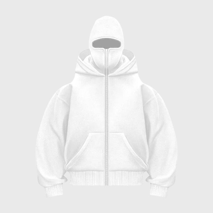 Hoodie Męski z Balaklawą – Wygodny Krój z Kieszeniami | N&W - 4 - Nowa-aura