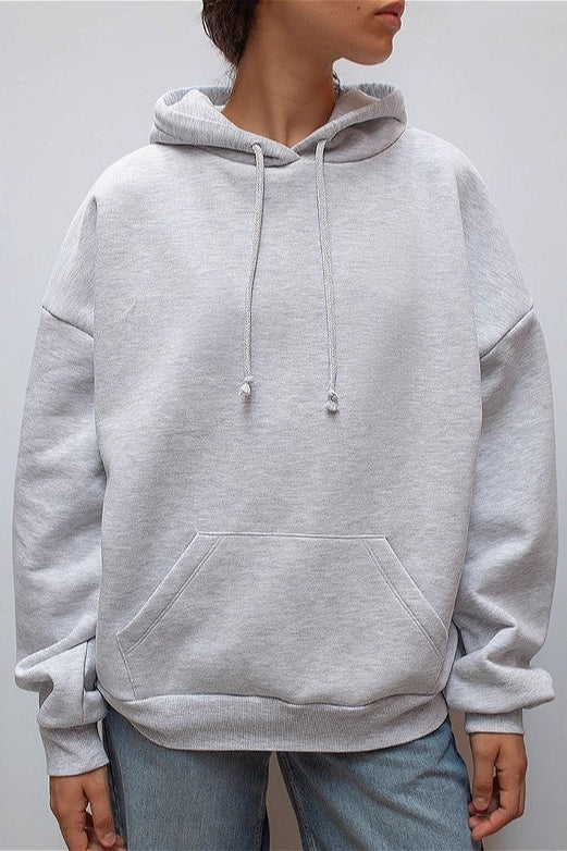 Hoodie Damski z Kapturem i Efektownym Wzorem | N&W - 3 - Nowa-aura