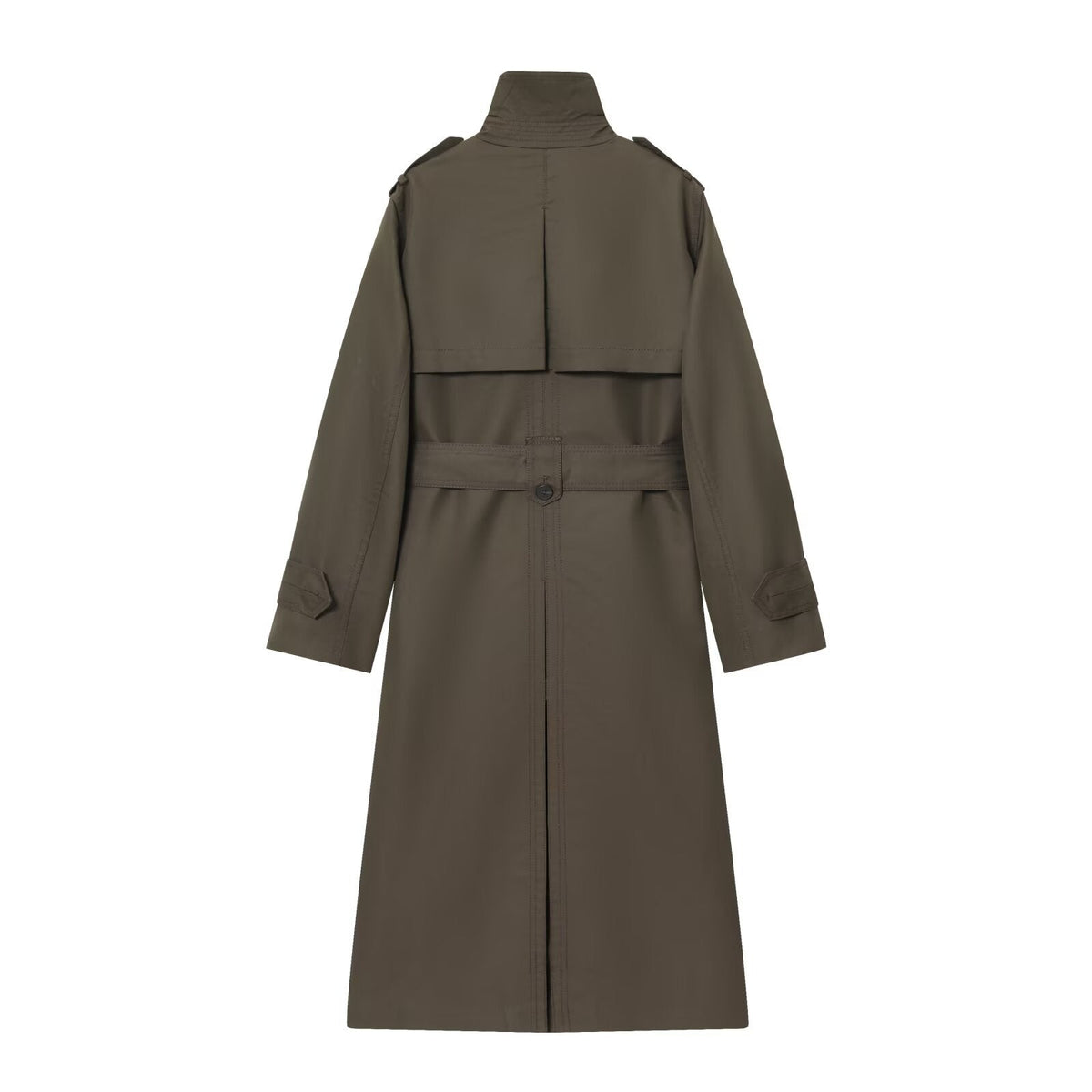 Trenchcoat Damski z Odpinanym Paskiem i Podwójnym Zapięciem | N&W - 4 - Nowa-aura