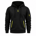Hoodie męski z funkcjonalnymi kieszeniami i regulowanym kapturem | N&W - 6 - Nowa-aura
