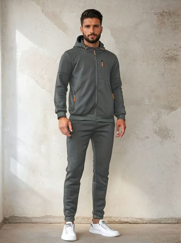 Hoodie męski z regulowanym kapturem i kieszeniami | N&W - 8 - Nowa-aura