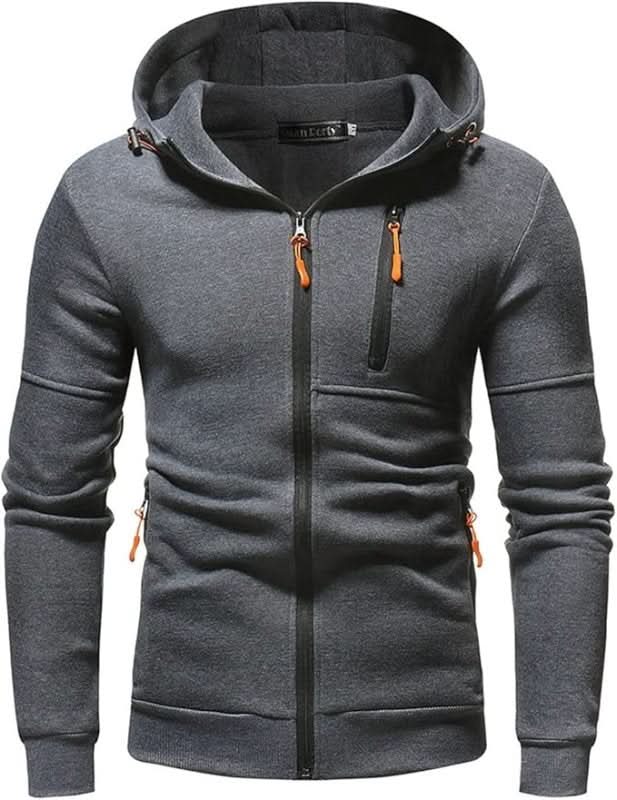 Hoodie męski z regulowanym kapturem i kieszeniami | N&W - 11 - Nowa-aura