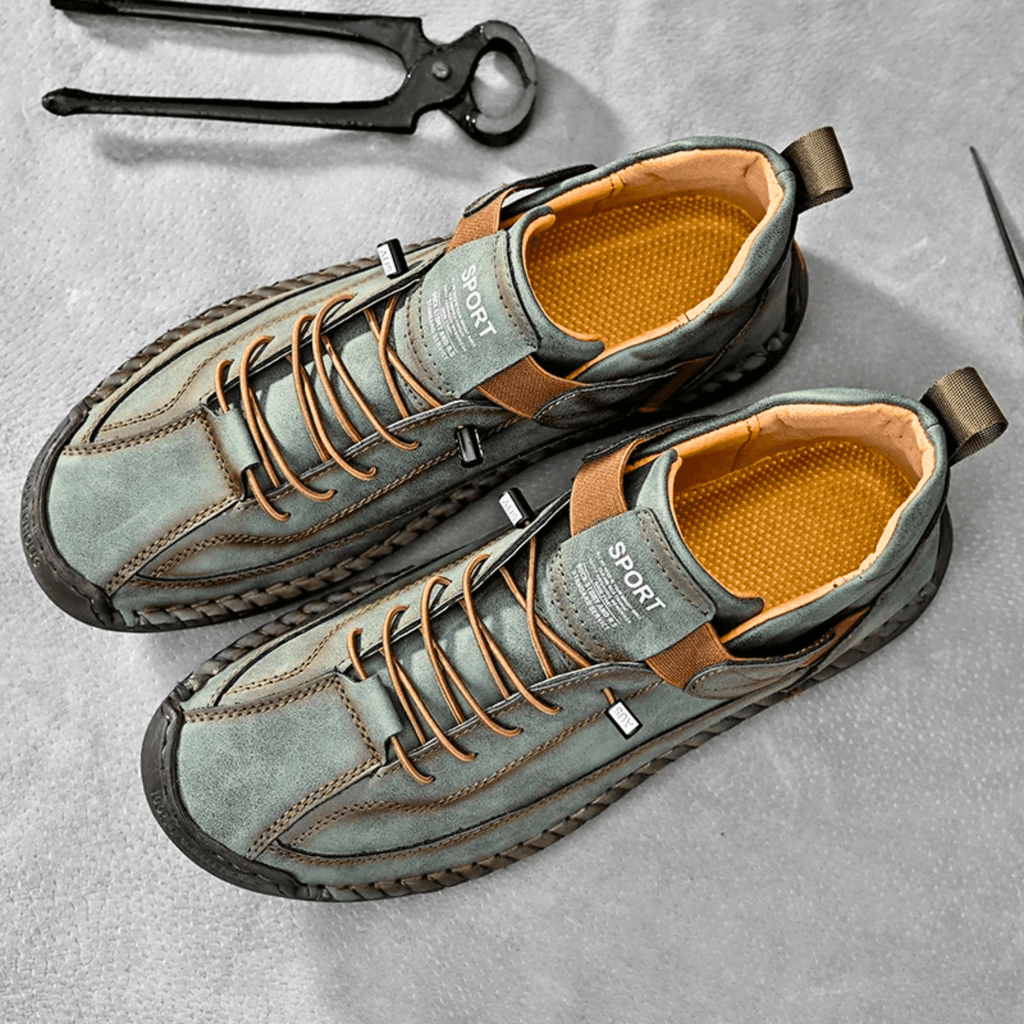 Męskie Buty Casual z wygodnym zapięciem na rzep i sportowym fasonem | N&W - 6 - Nowa-aura
