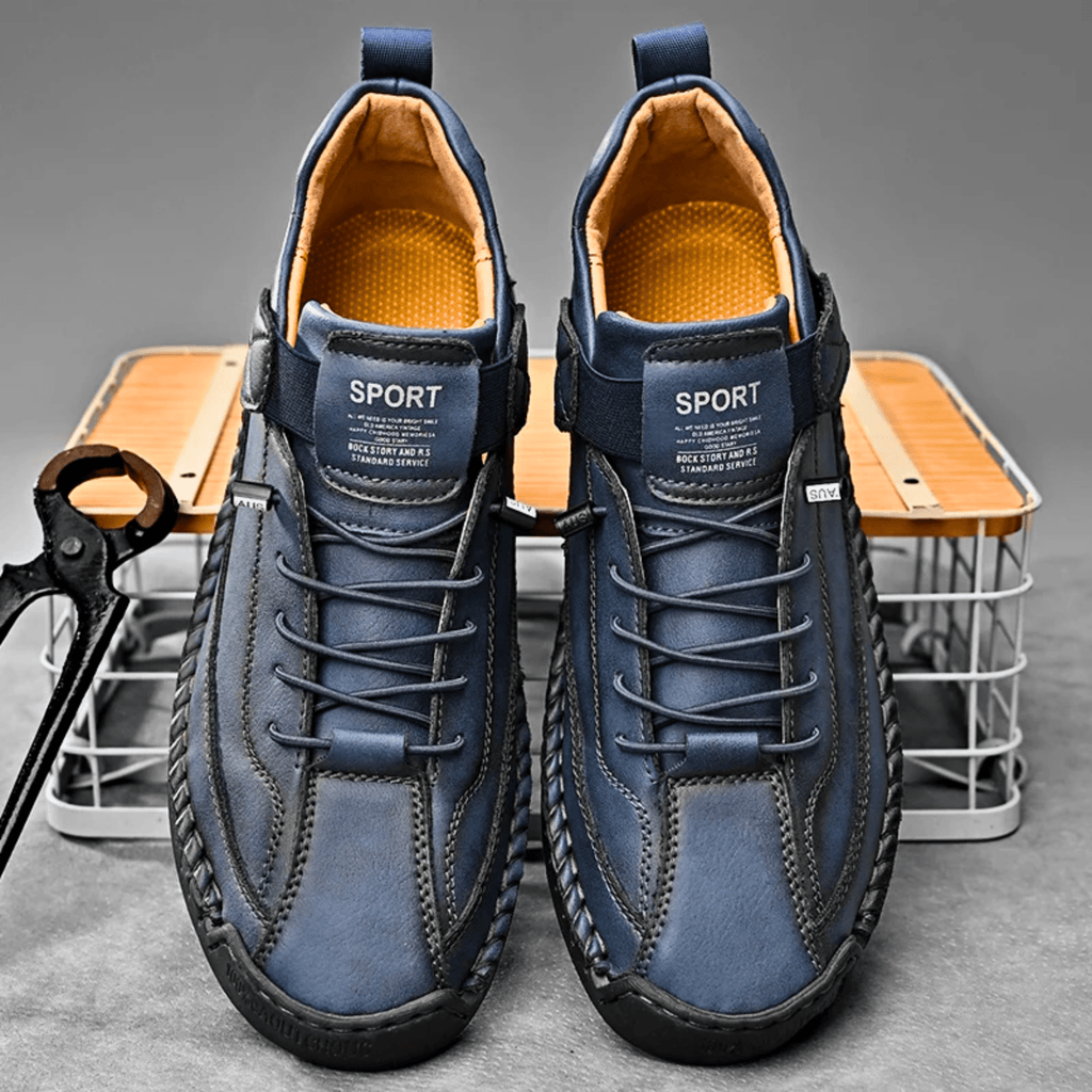 Męskie Buty Casual z wygodnym zapięciem na rzep i sportowym fasonem | N&W - 11 - Nowa-aura