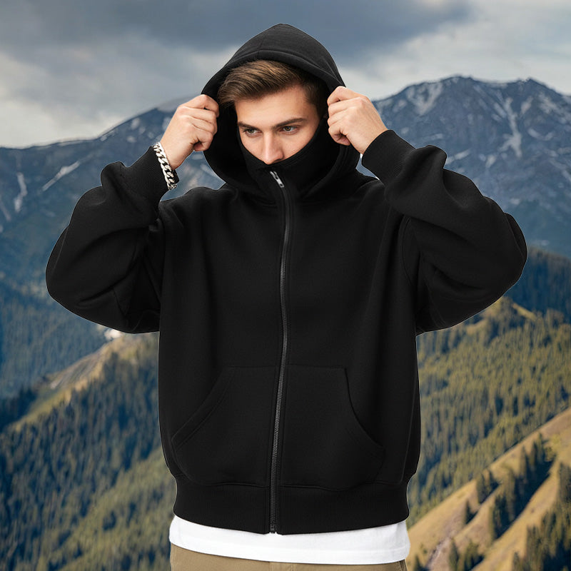 Hoodie męski z kapturem i dużą kieszenią | N&W - 1 - Nowa-aura