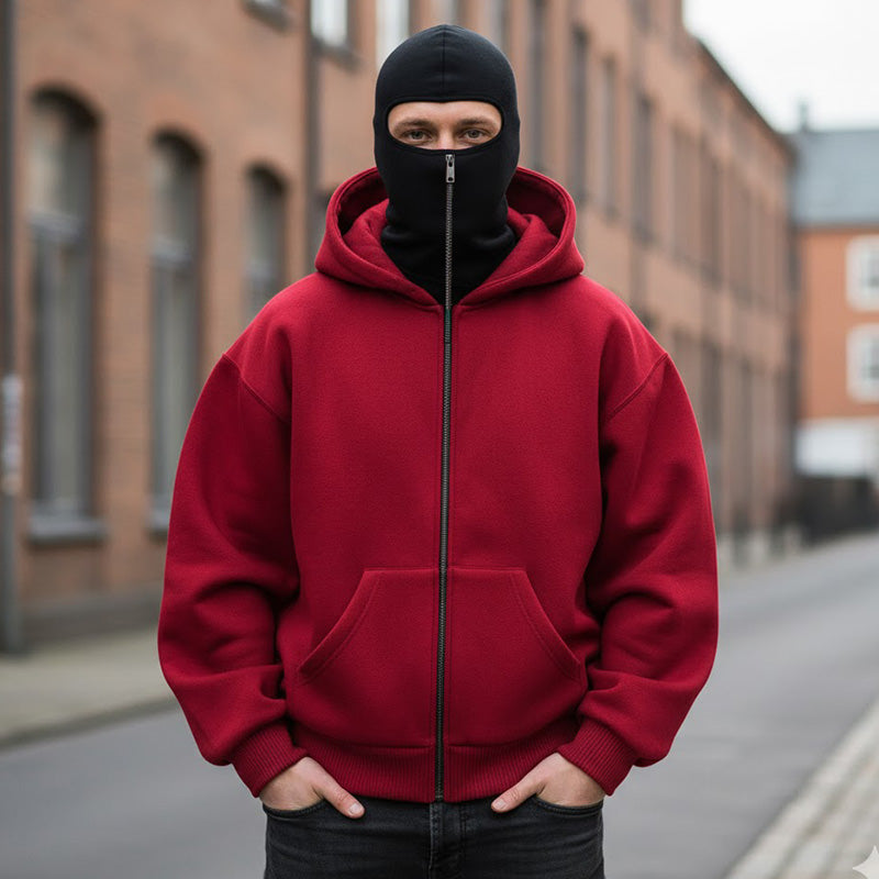 Hoodie męski z kapturem i dużą kieszenią | N&W - 4 - Nowa-aura