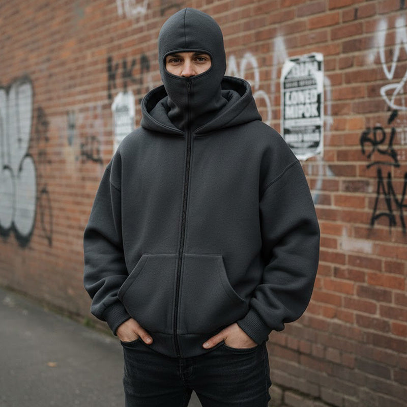 Hoodie męski z kapturem i dużą kieszenią | N&W - 5 - Nowa-aura