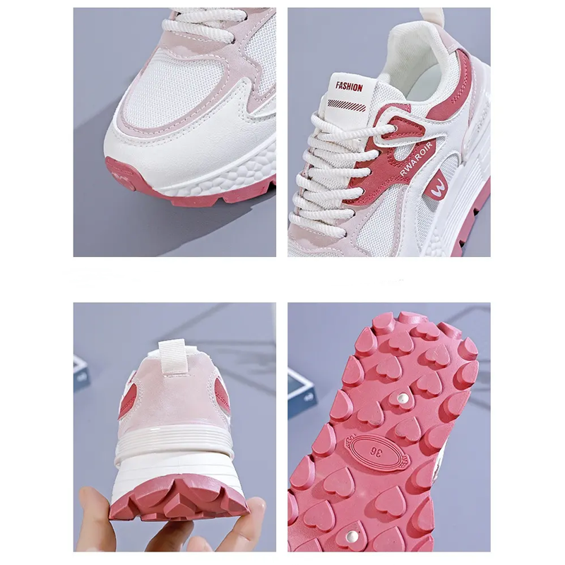 Sneakersy damskie z wyrazistą podeszwą i nowoczesnym krojem | N&W - 8 - Nowa-aura