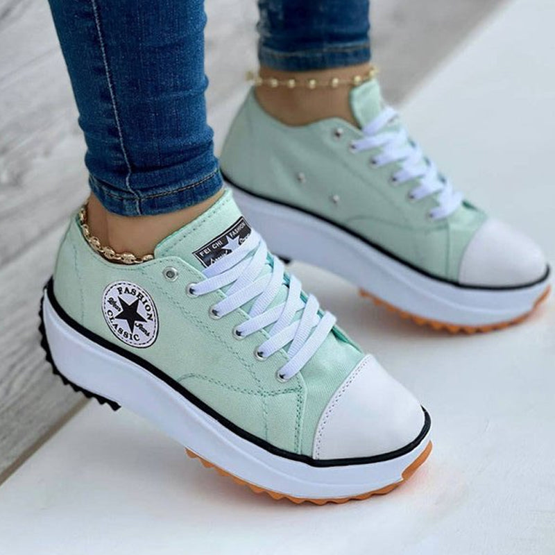 Sneakersy damskie z podświetlaną podeszwą i wygodnym krojem | N&W - 6 - Nowa-aura