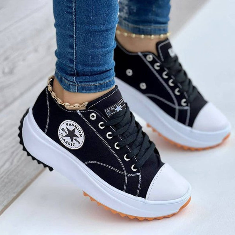 Sneakersy damskie z podświetlaną podeszwą i wygodnym krojem | N&W - 8 - Nowa-aura