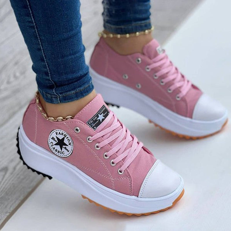 Sneakersy damskie z podświetlaną podeszwą i wygodnym krojem | N&W - 10 - Nowa-aura