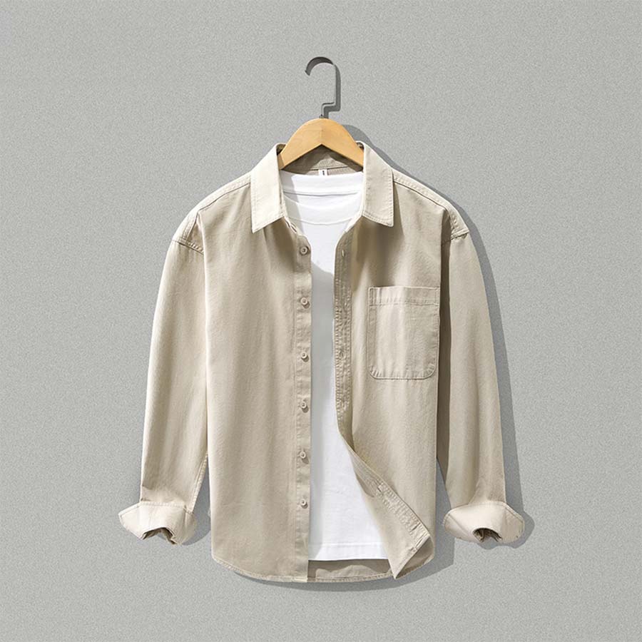 Koszula męska Button-Down z kieszonką | N&W - 9 - Nowa-aura