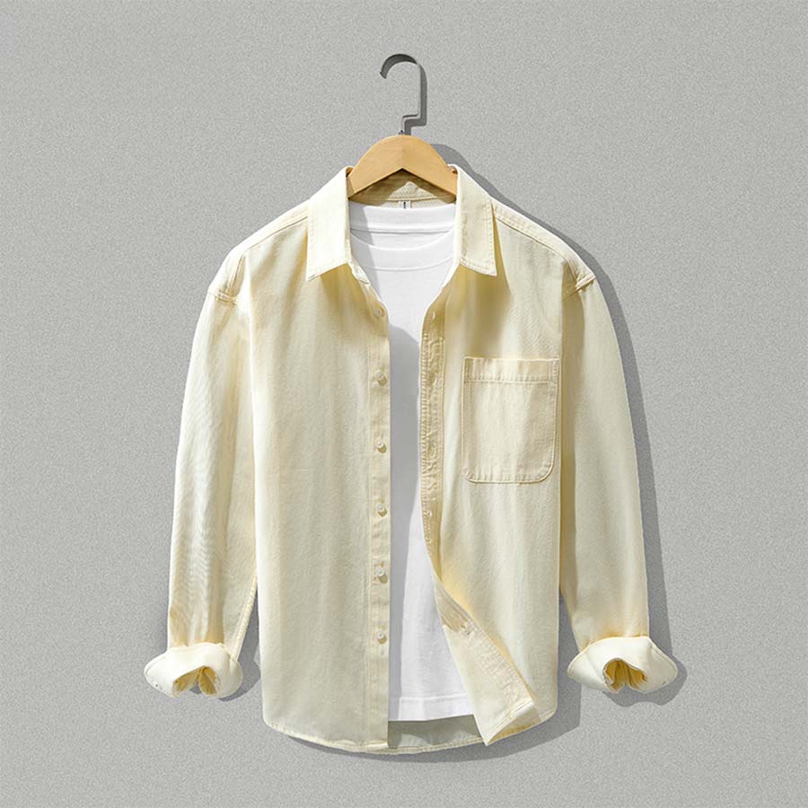 Koszula męska Button-Down z kieszonką | N&W - 11 - Nowa-aura