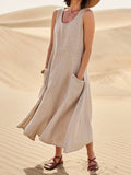 Lena – Cotton Dress with Pockets - Image 1