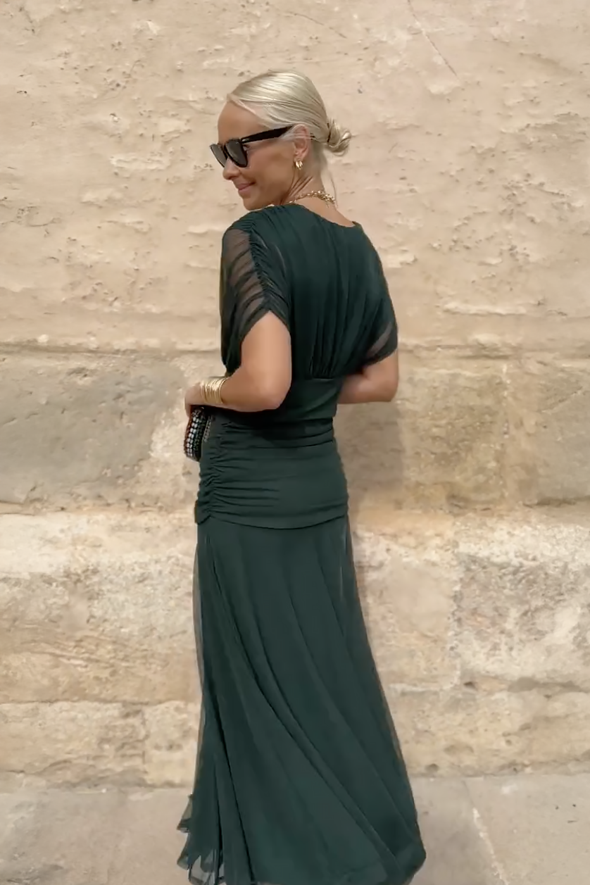 Kirsten – Elegant Off-Shoulder Maxi Dress for Women - Image 8