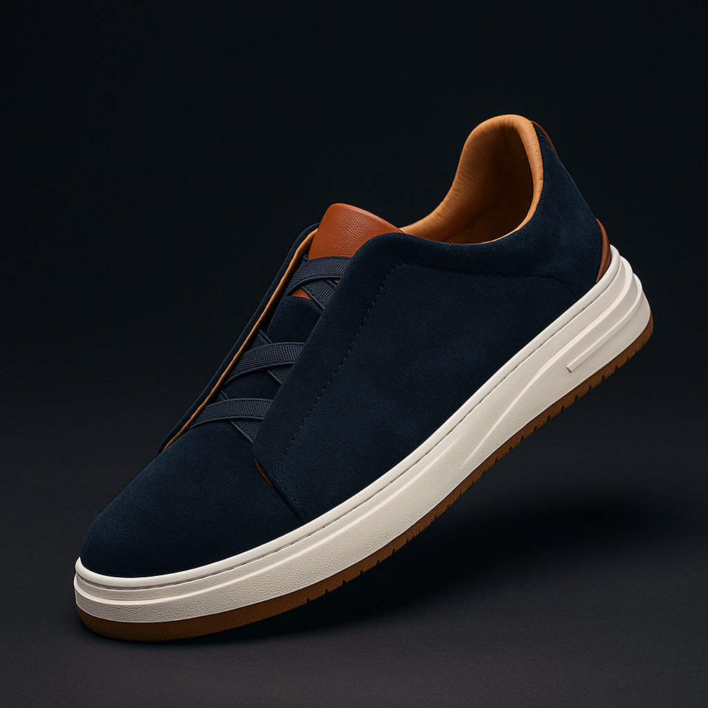 Theo – Wsuwane Sneakersy Casual o Minimalistycznej Formie