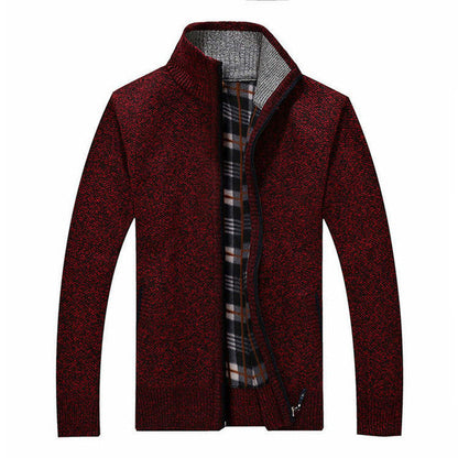 Dorian – Męski sweter zapinany na zamek