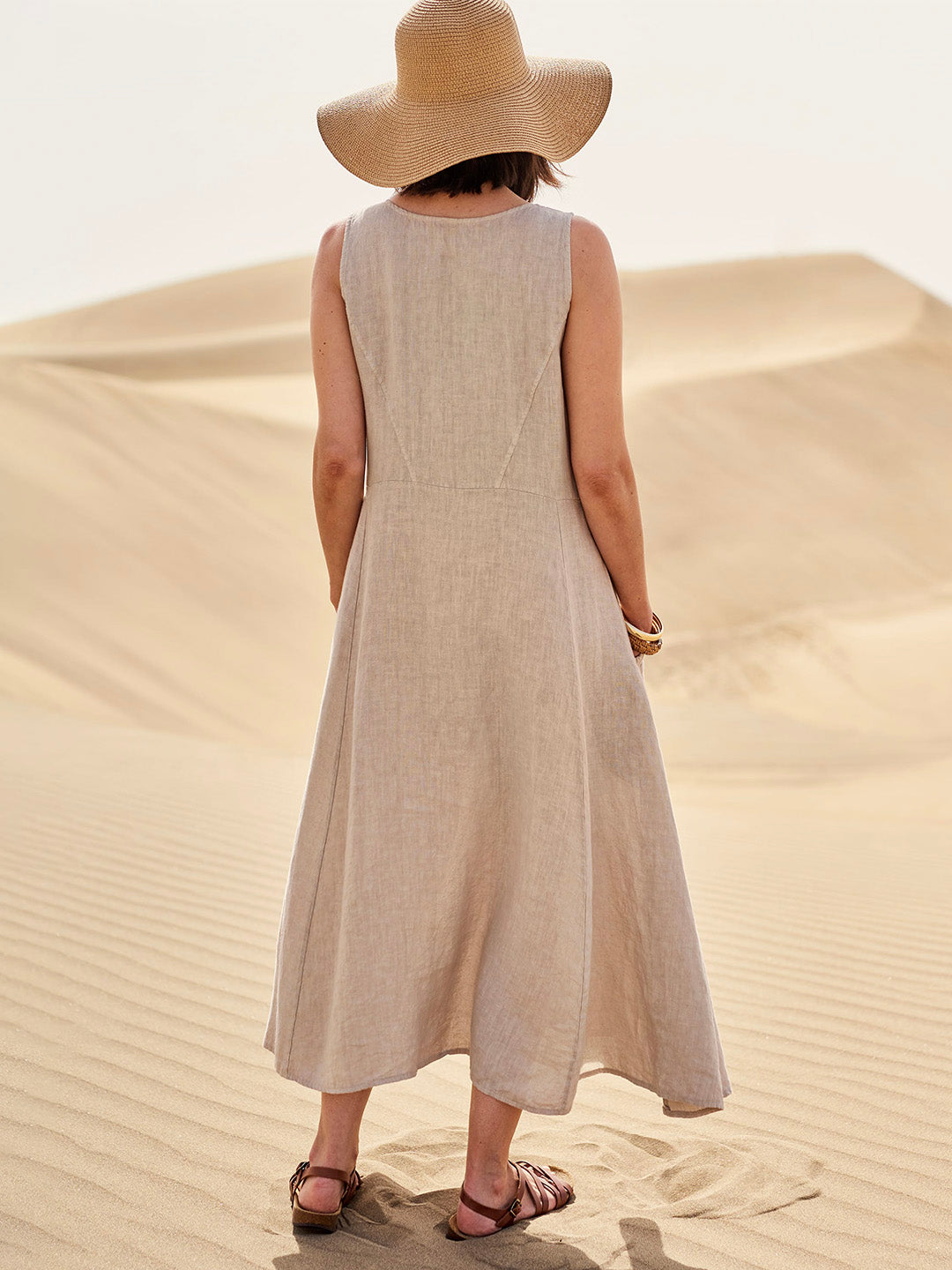 Lena – Cotton Dress with Pockets - Image 2