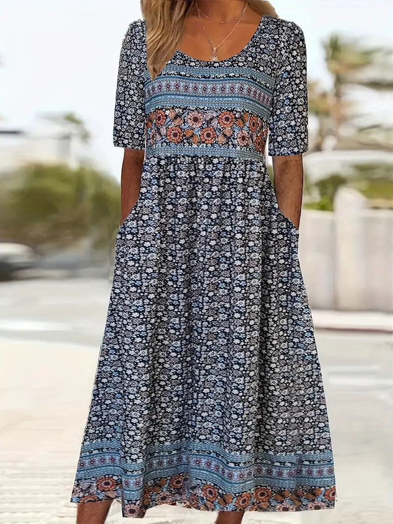 Brigitte – Floral Boho Dress - Image 2