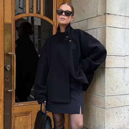 Zofia – Elegancka Damska Kurtka Oversize w Stylu Miejskim