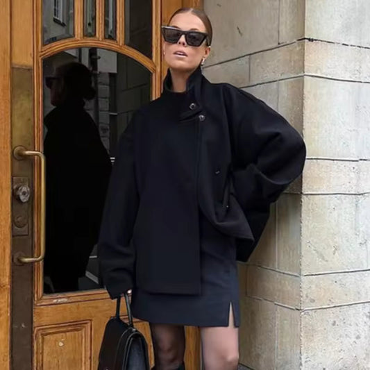 Zofia – Elegancka Damska Kurtka Oversize w Stylu Miejskim