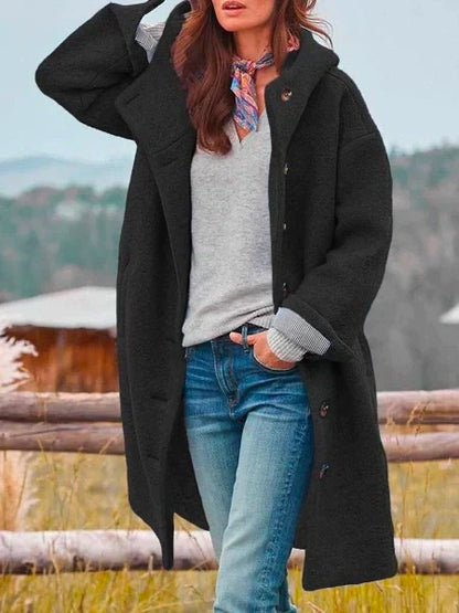 Anna – Damski Płaszcz Wełniany Oversize