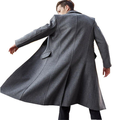 Victor – Płaszcz męski wełniany slim fit