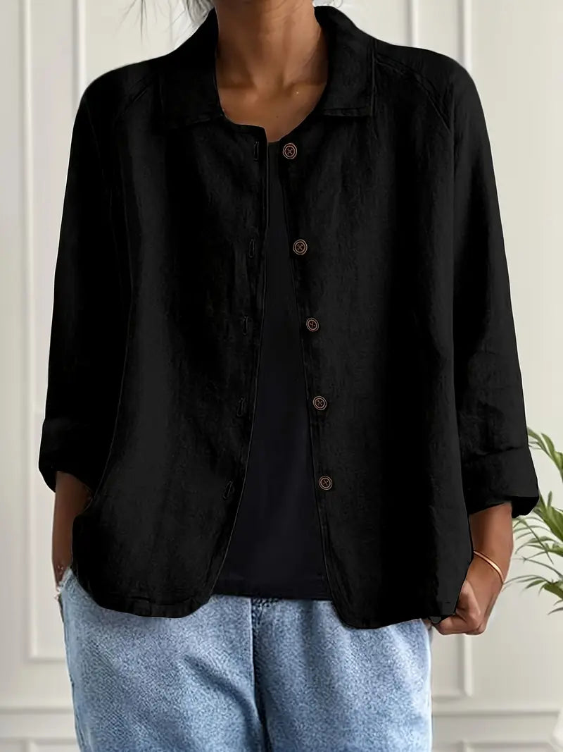 Johanna – Women Casual Button-Up Top - Image 6