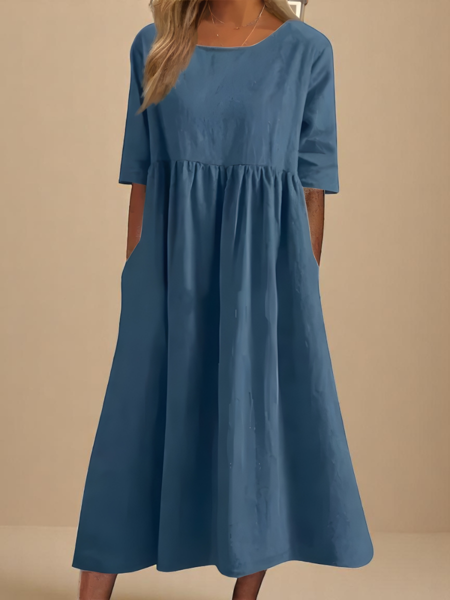 Meike – Relaxed Mid Sleeve Dress - Image 1