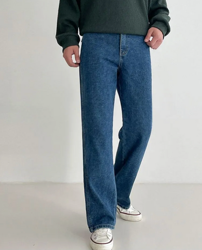 Adrian – Męskie jeansy o luźnym kroju wide leg