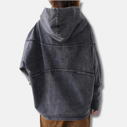 Marta – Casualowa bluza damska z kapturem o luźnym kroju