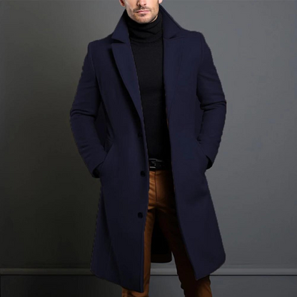 Mateusz – Elegancki Płaszcz Męski z Klasycznym Krojem