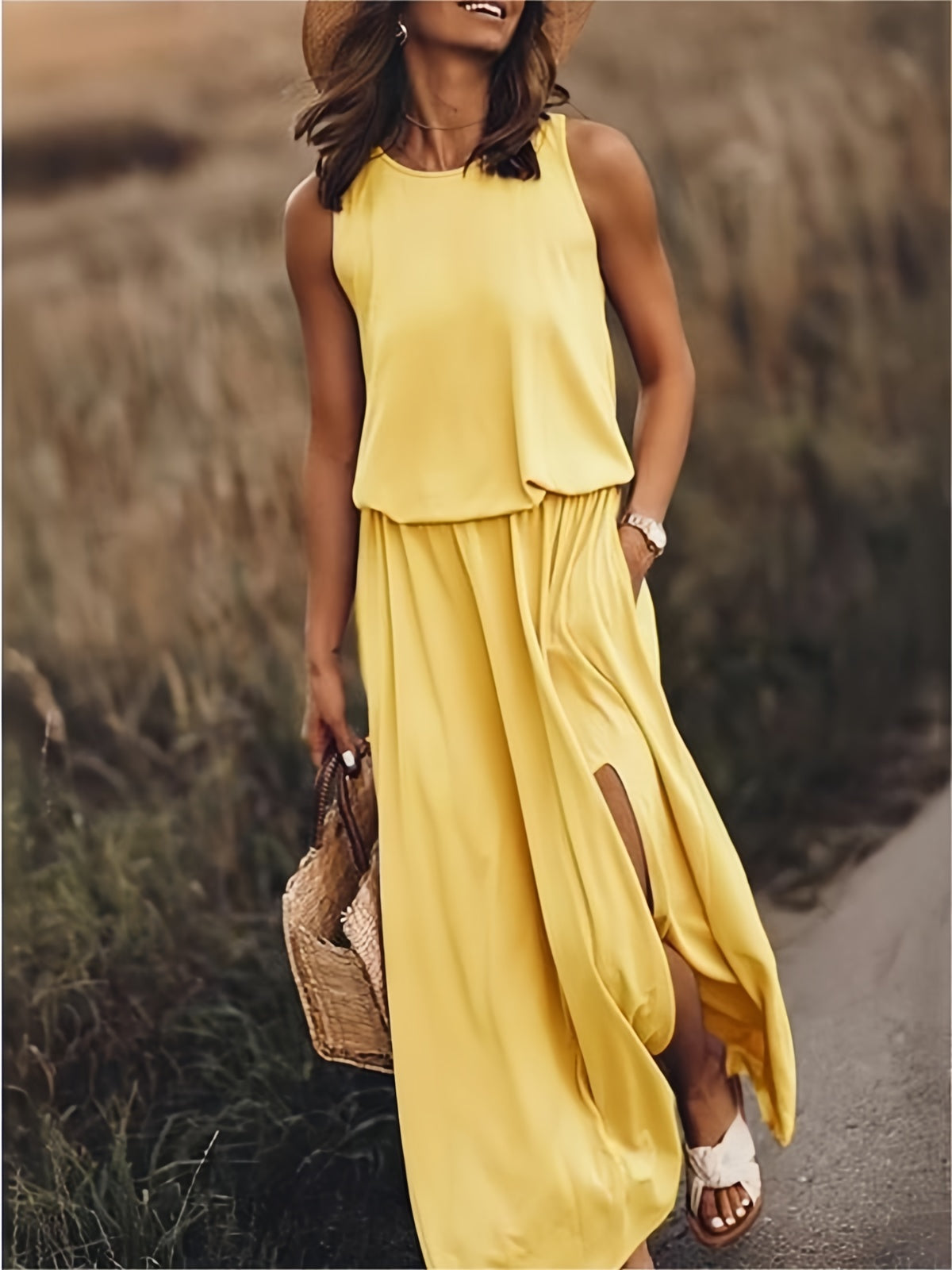 Clara – Boho sukienka maxi z modalu o stylowym designie