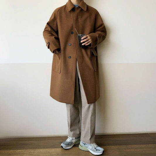 Leon – Płaszcz męski wełniany oversize