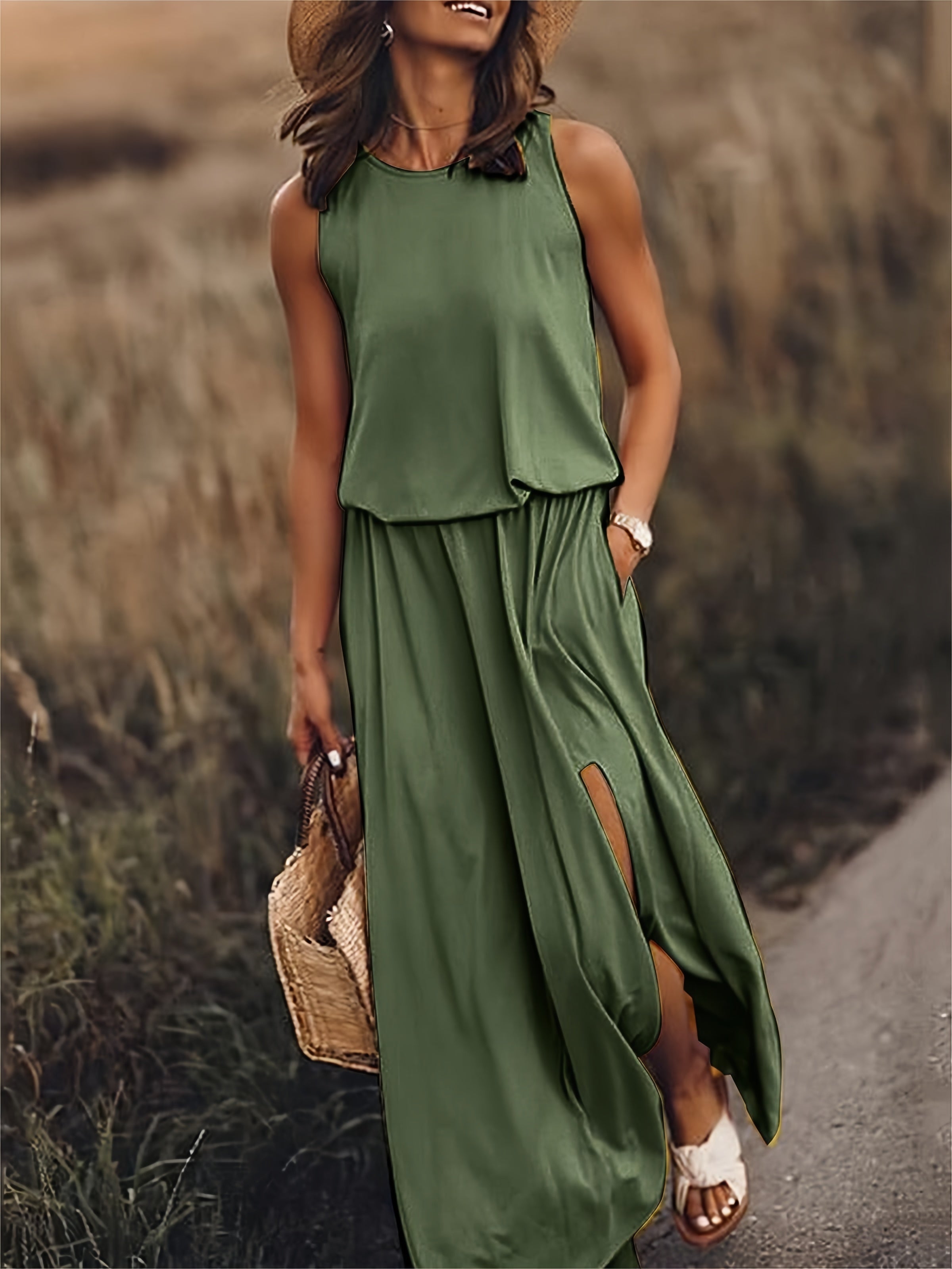 Clara – Boho sukienka maxi z modalu o stylowym designie