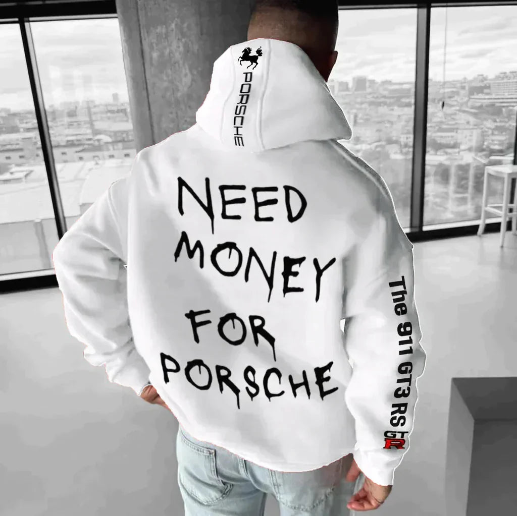 Adrian – Męska bluza z kapturem Porsche 911