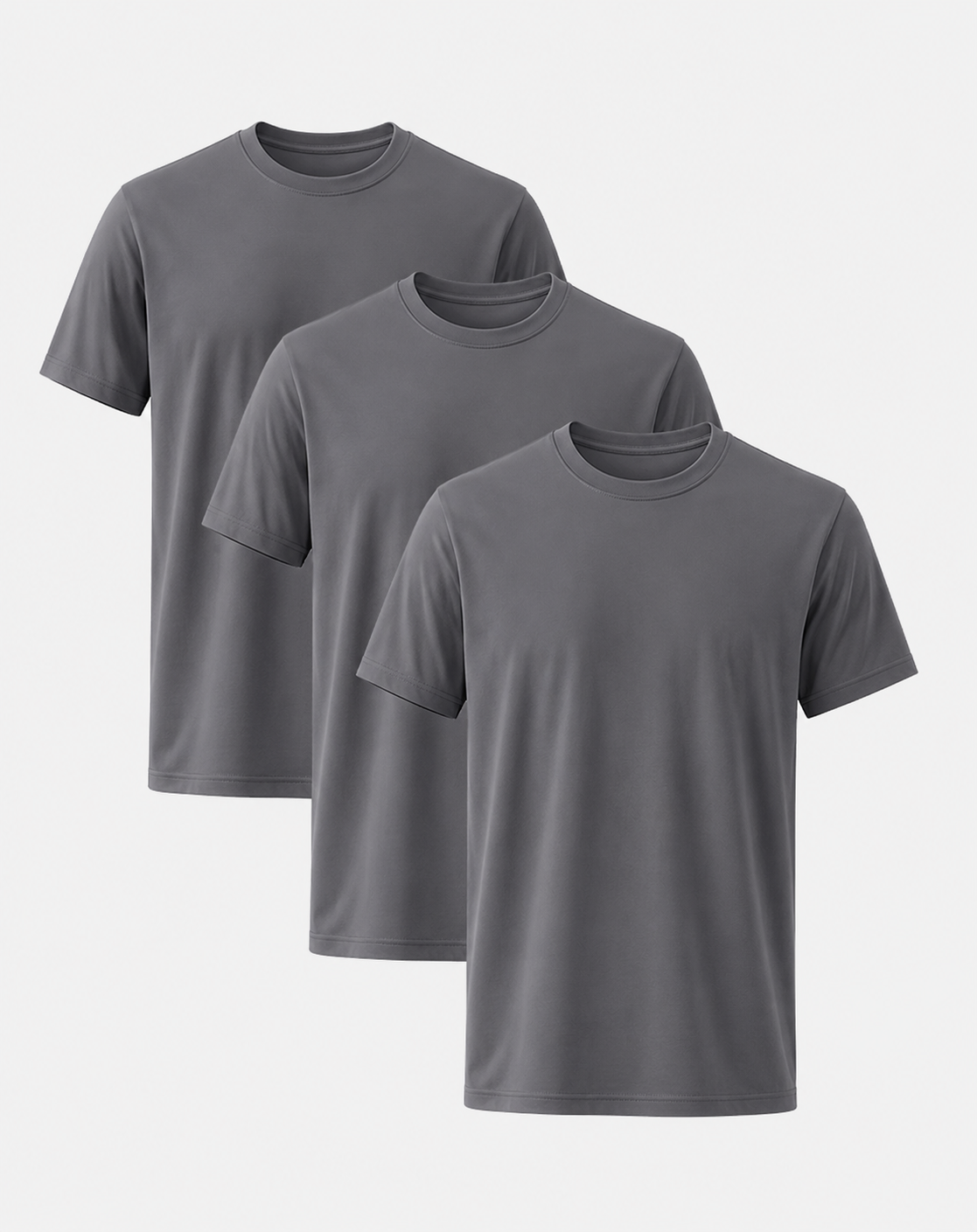 Regular Fit Crew Neck Cotton T-Shirt - Image 5