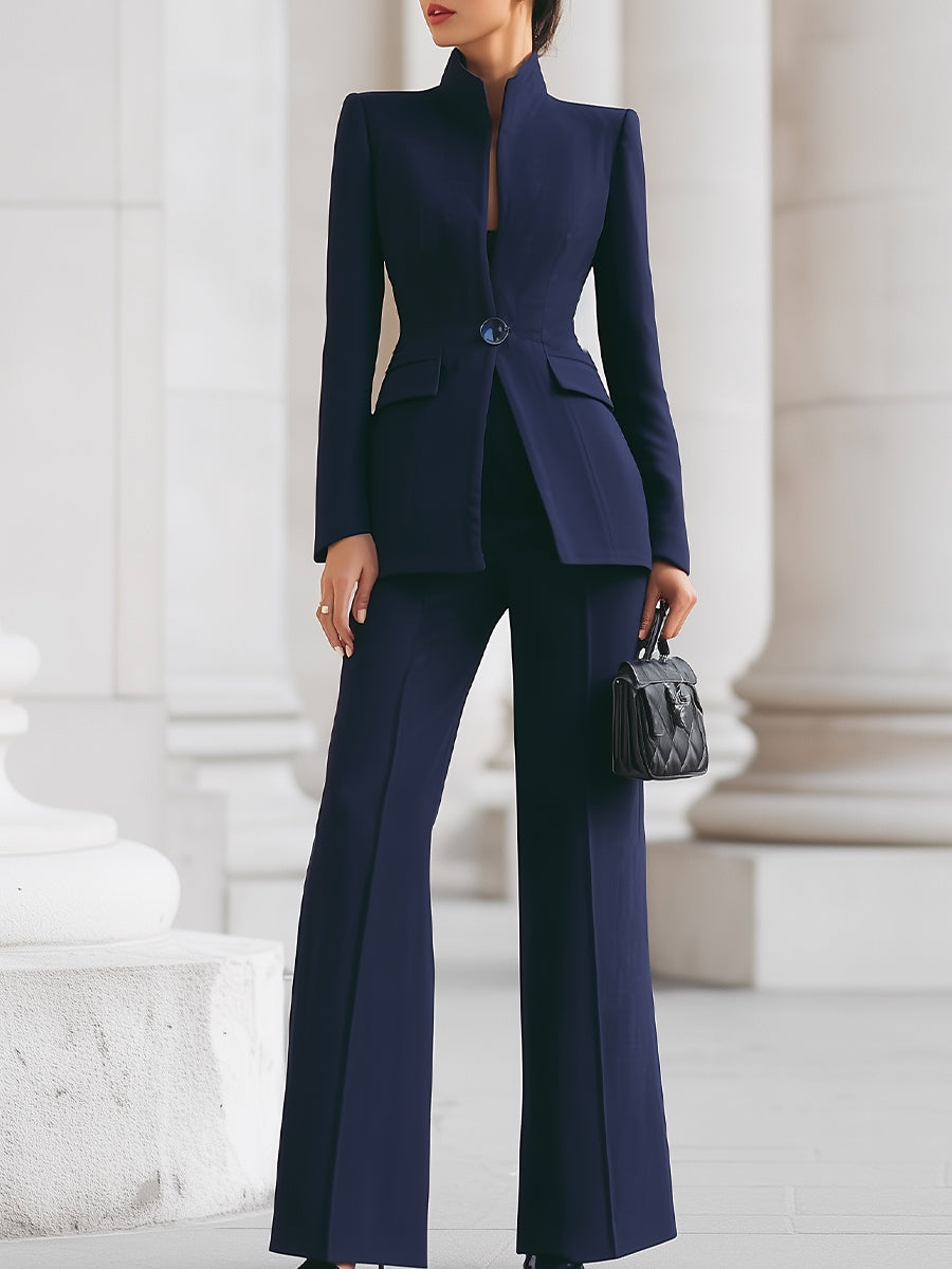 Karina – Women Tailored Blazer and Pants Set - Image 1