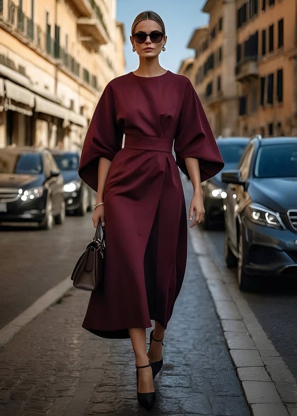 Sophie – Elegant Midi Dress for Women - Image 1
