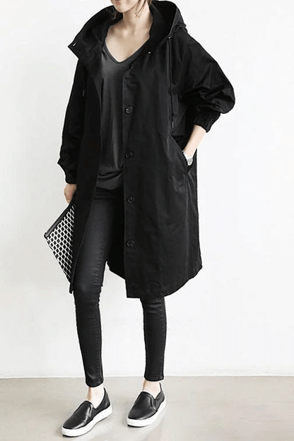 Eliza – Lekki płaszcz przeciwdeszczowy oversize dla kobiet