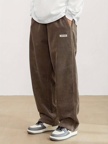 Adrian – Męskie spodnie sztruksowe w stylu casual