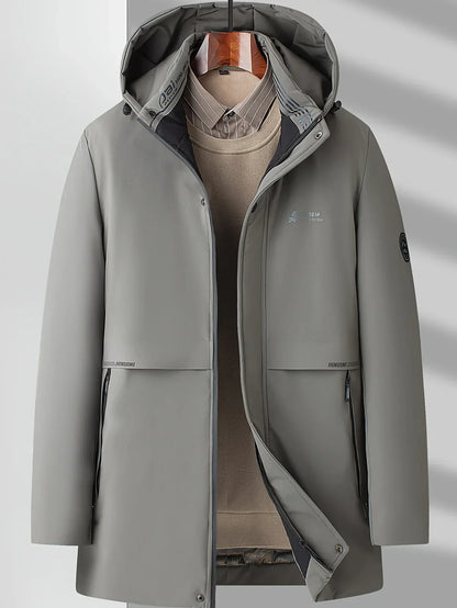 Daniel – Techniczna zimowa parka męska z kapturem o nowoczesnym kroju