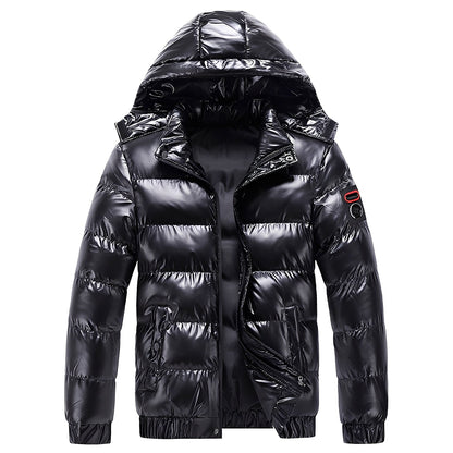 Álvaro – Męska zimowa kurtka puffer o nowoczesnym połysku