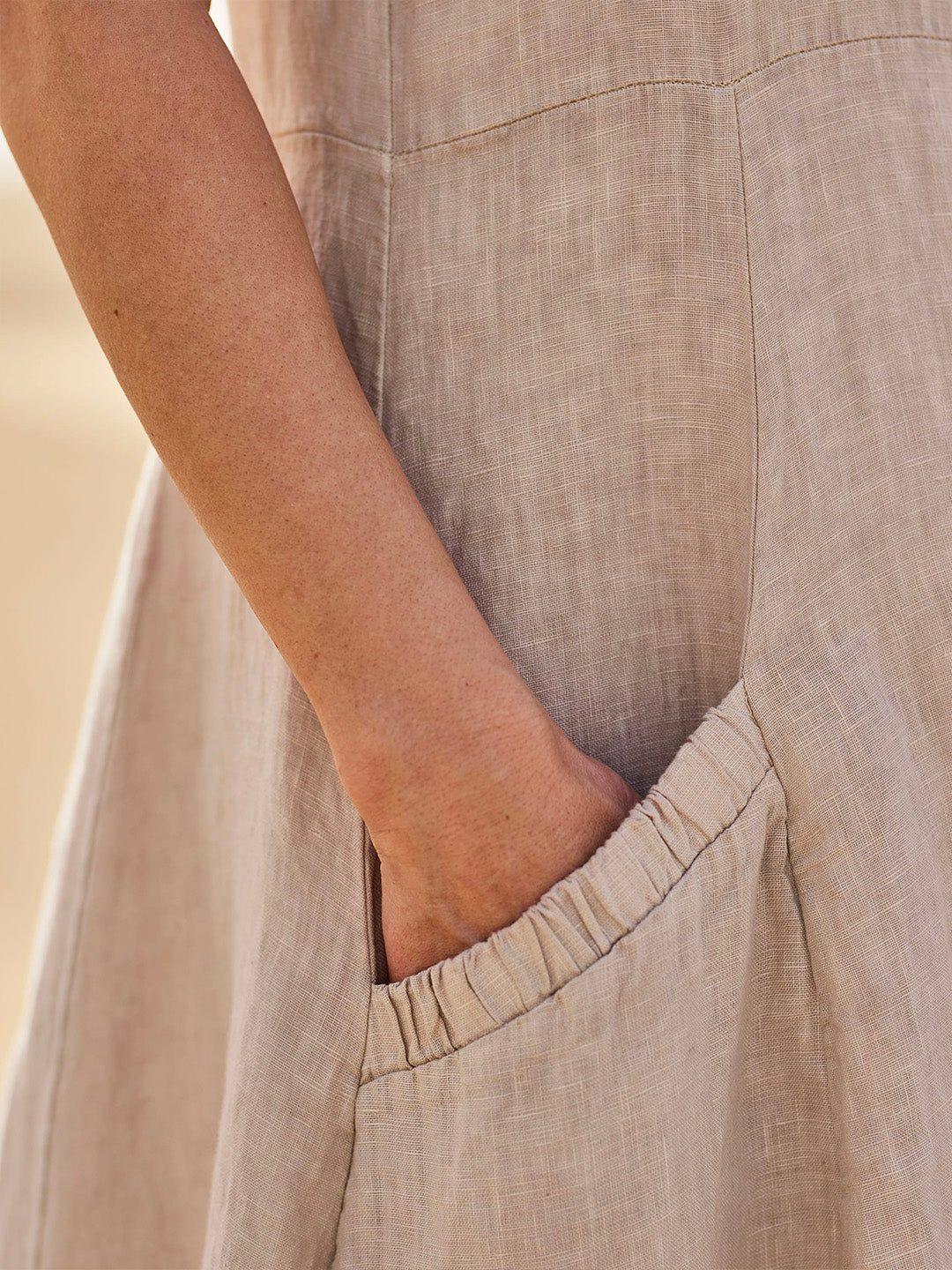 Lena – Cotton Dress with Pockets - Image 3
