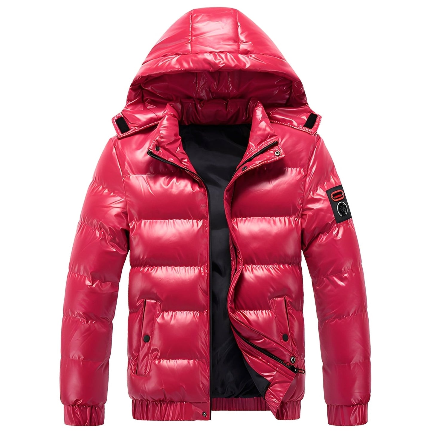 Álvaro – Męska zimowa kurtka puffer o nowoczesnym połysku